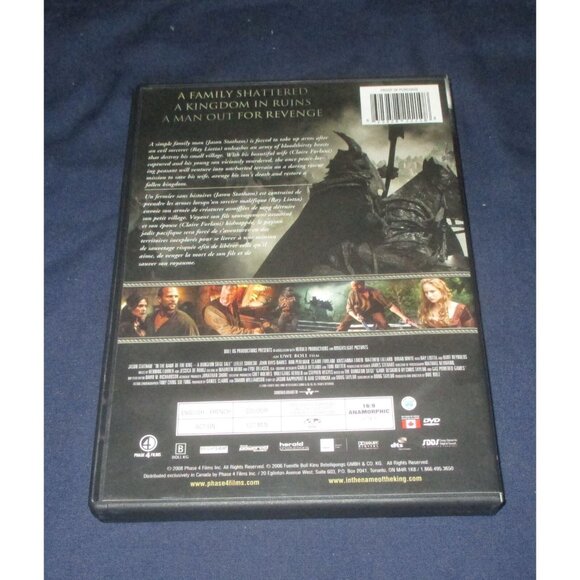 In the Name of the King: A Dungeon Siege Tale (DVD, 2008, Canadian) - Picture 3 of 3